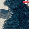 Turquoise Silver Sequins Partywear Saree