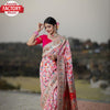 Pink Kashmiri Pure Zari Weaving Silk Saree