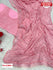 Pink Georgette Partywear Sequins Saree