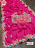 Designer Pink Silk Saree With Embroidery