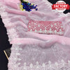 Designer Baby Pink Organza Silk Saree With Embroidery