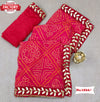 Pink Georgette Bandhni Saree