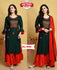 Green and Red Kurtha Sharara Set