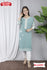Light Blue Embroidered Kurtha Pant Set