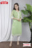 Light Green Embroidered Kurtha Pant Set