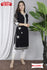 Black Embroidered Kurtha Pant Set