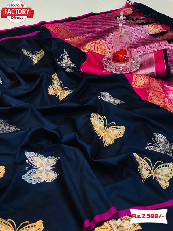 Pure Silk Butterfly Saree