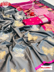 Pure Silk Butterfly Saree