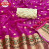 Pure Nylon Organza Banarasi Saree