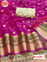 Pure Nylon Organza Banarasi Saree