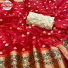 Pure Nylon Organza Banarasi Saree