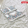 White Georgette Embroidered Partywear Saree