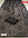 Black Soft Georgette Sequins Work Saree
