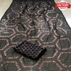Black Soft Georgette Sequins Work Saree