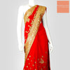 Bridal Red Georgette Embroidered Saree