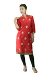 Rangriti Maroon Kurthi Top