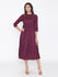 Wine One Piece Maxi Dress