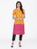 Yellow And Pink Straight Kurtha