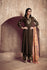 Brown Kurtha Palazzo Dupatta Set