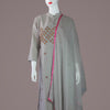 Ash Kurtha with inner gown