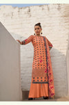 Light Orange Digital Printed Kurtha Suruwal Piece